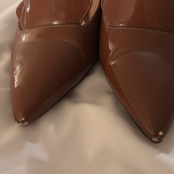 Brown Pointed-Toe Women's Shoes - Picture 4 of 5
